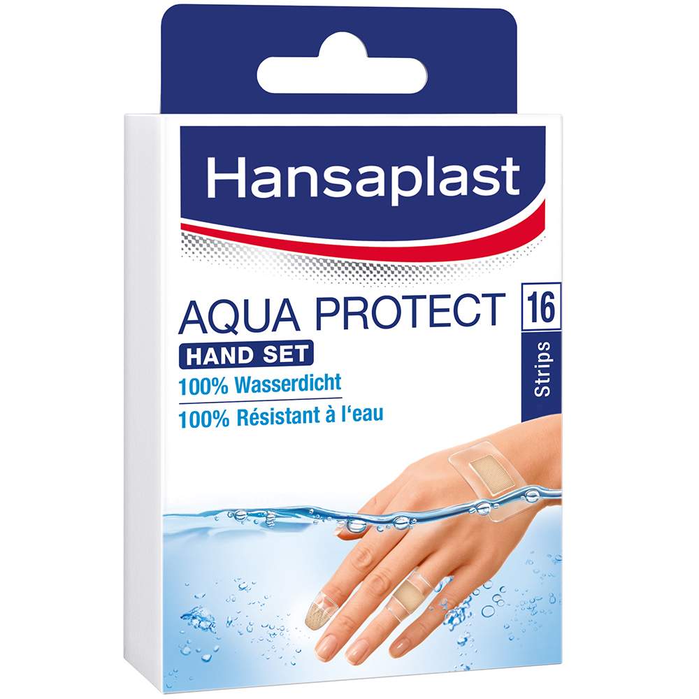 HANSAPLAST Aqua Protect Hand Pack 6 Strips 25 x 65 mm + 6 Strips 25 x ...