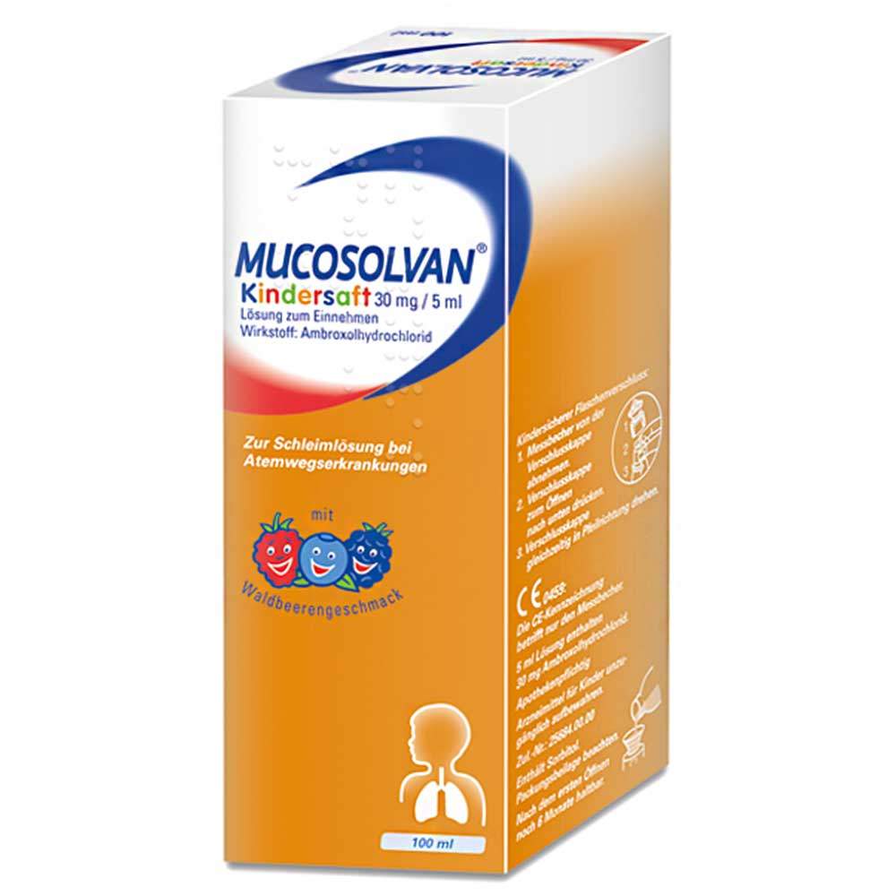 Mucosolvan® Kindersaft 30 Mg5 Ml 100 Ml Lösung Zum Einnehmen