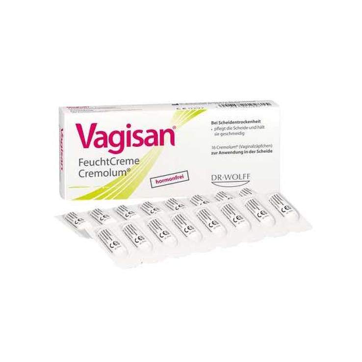 Vagisan® Feuchtcreme Cremolum® 16 Vaginalzäpf Preisvergleich 9399