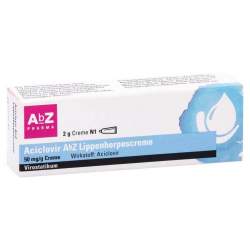 Aciclovir AbZ Lippenherpescreme 50 mg/g Creme 2 g