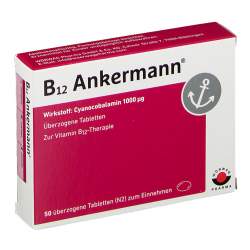 B12 Ankermann® 1000µg 100 überz. Tbl. ✓ Preisvergleich